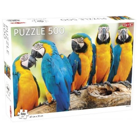 PUZZLE TacTic 500 el. Animal Parrots